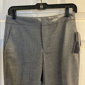 NWT Zara Gray Plaid Trousers